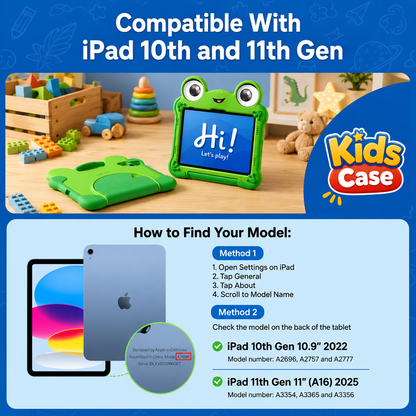 iPad Cartoon Lilypad Protective Case