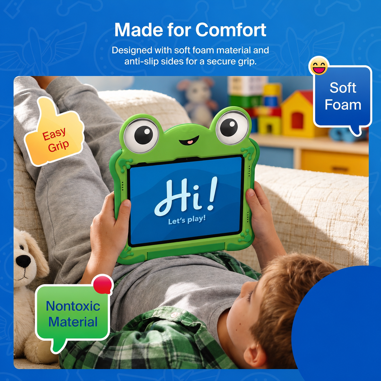 iPad Cartoon Lilypad Protective Case