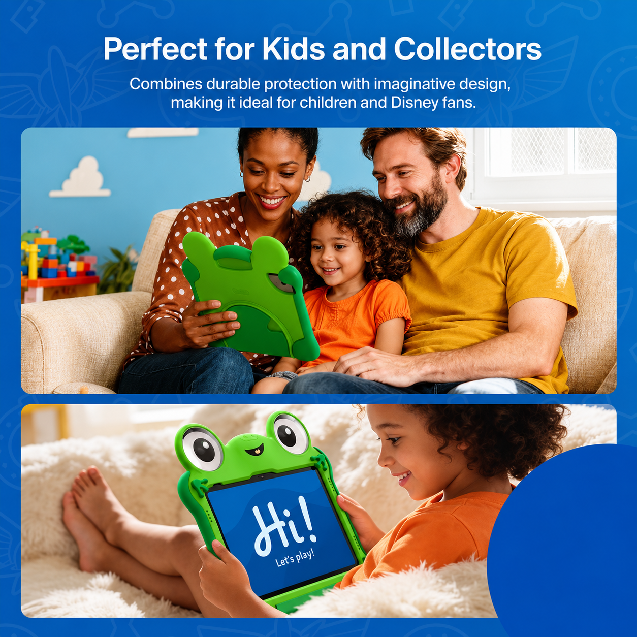 iPad Cartoon Lilypad Protective Case